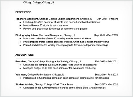Sample Resume