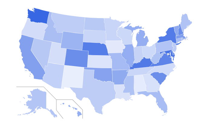 Pain Management Physician Salaries by State