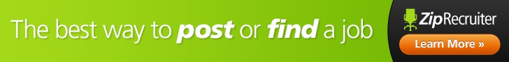 Post a job or find a job with ZipRecruiter
