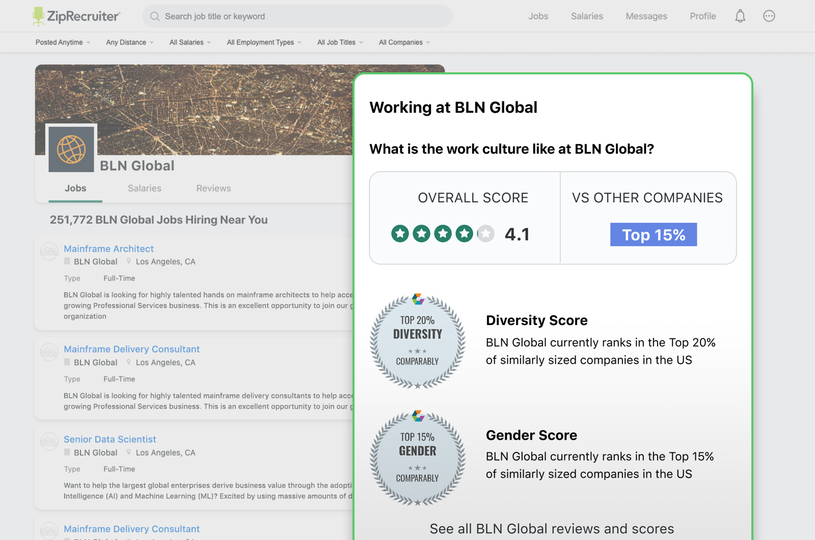 ZipRecruiter and Comparably Partnernership ZipRecruiter