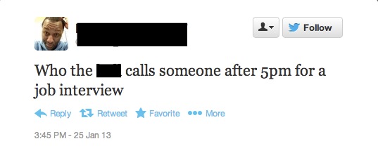 You're Not Getting Hired Because of Twitter