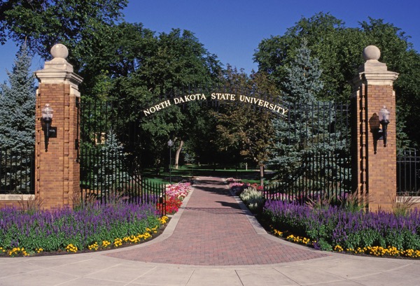 Main Gate to NDSU.