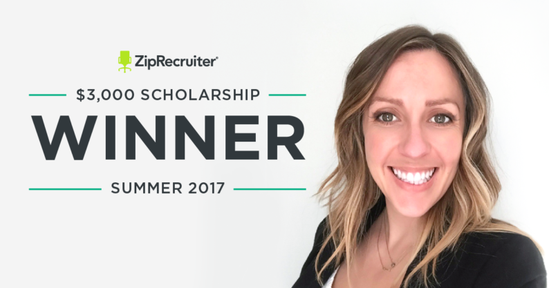 Morissa Szmyt ZipRecruiter Scholarship Winner