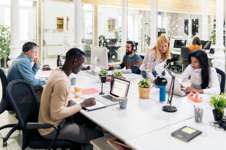 Offices workers return to downtown spaces