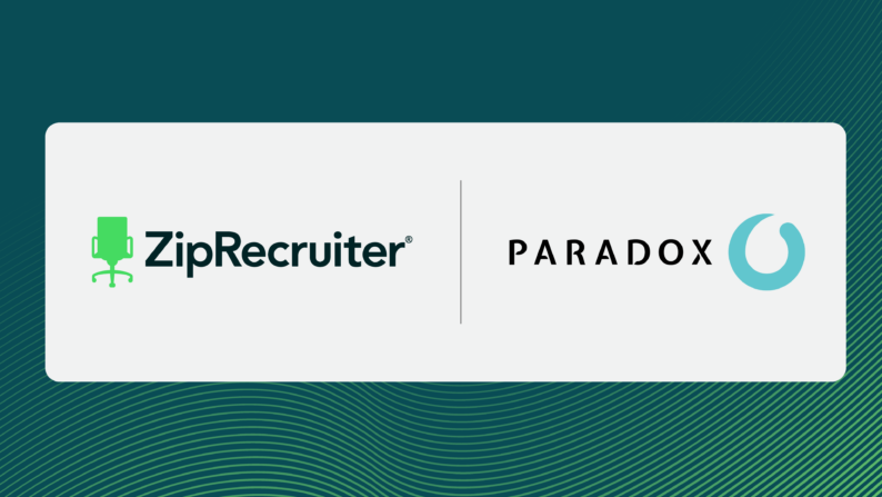 ZipRecruiter and Paradox logos