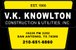 V.K. Knowlton Construction and Utilities's Logo