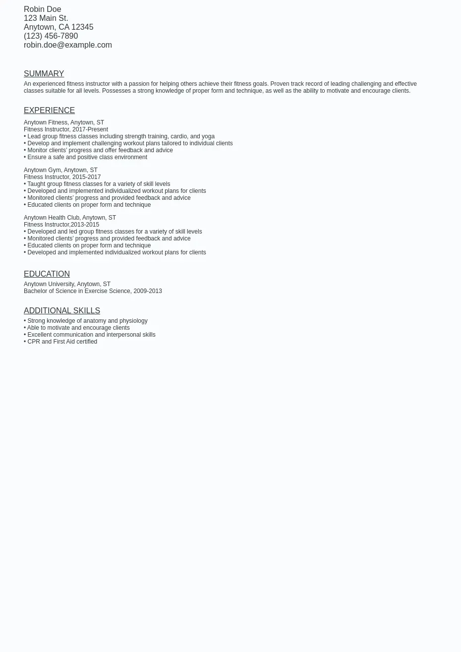 fitness-instructor-resume-sample-template-free-download