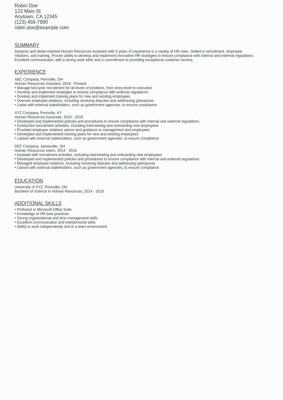 Human Resources Assistant Resume - Human Resources Assistant Resume Sample Template (free).webp=ws930x1315