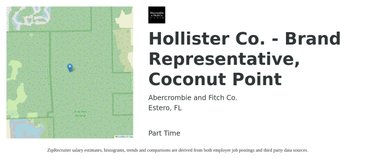 Abercrombie And Fitch Hollister Co Brand Representative Coconut Point Job Estero
