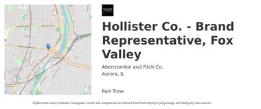Abercrombie And Fitch Hollister Co Brand Representative Fox Valley Job Aurora