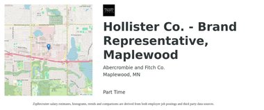 Abercrombie And Fitch Hollister Co Brand Representative Maplewood Job Maplewood