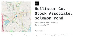 Hollister solomon pond mall online