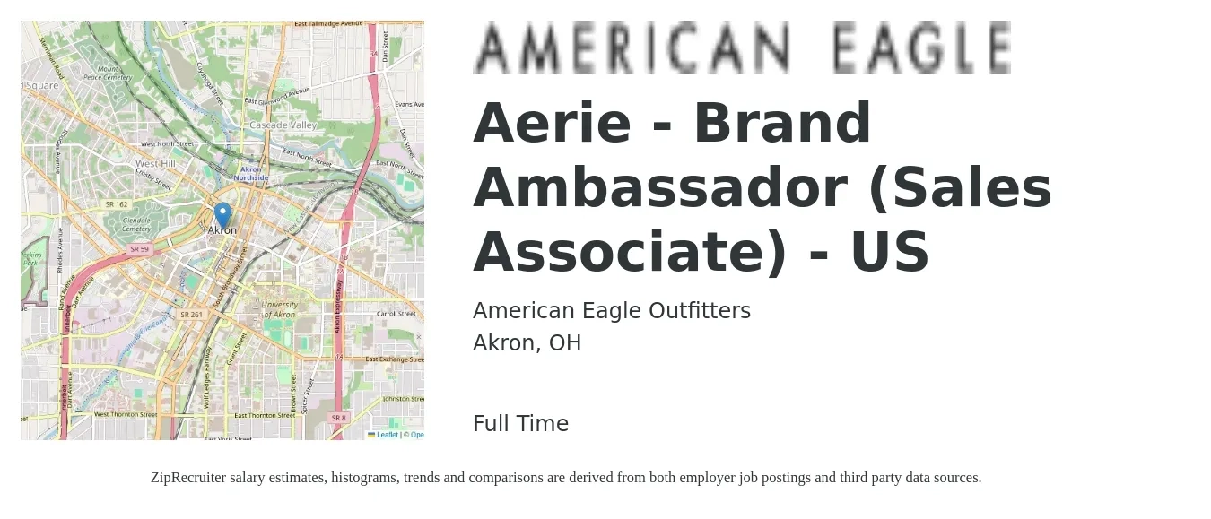 Aerie Brand Ambassador Us Job in Akron, OH at American Eagle