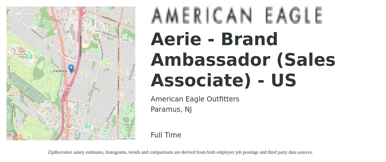 Brand Ambassador Job in Paramus, NJ at American Eagle
