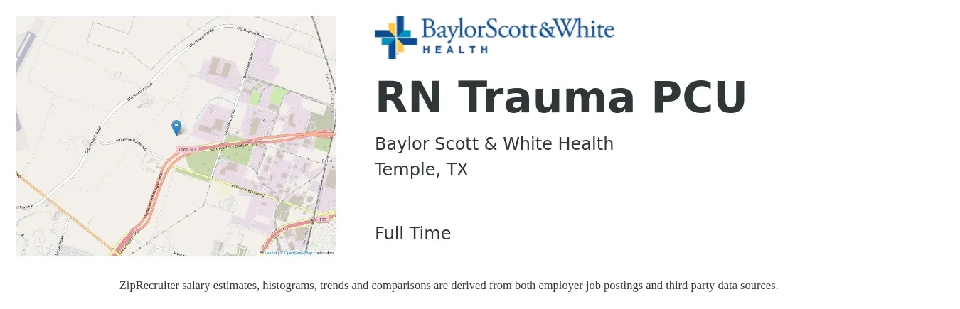 Rn Trauma Pcu Job in Temple, TX at Baylor Scott White Health