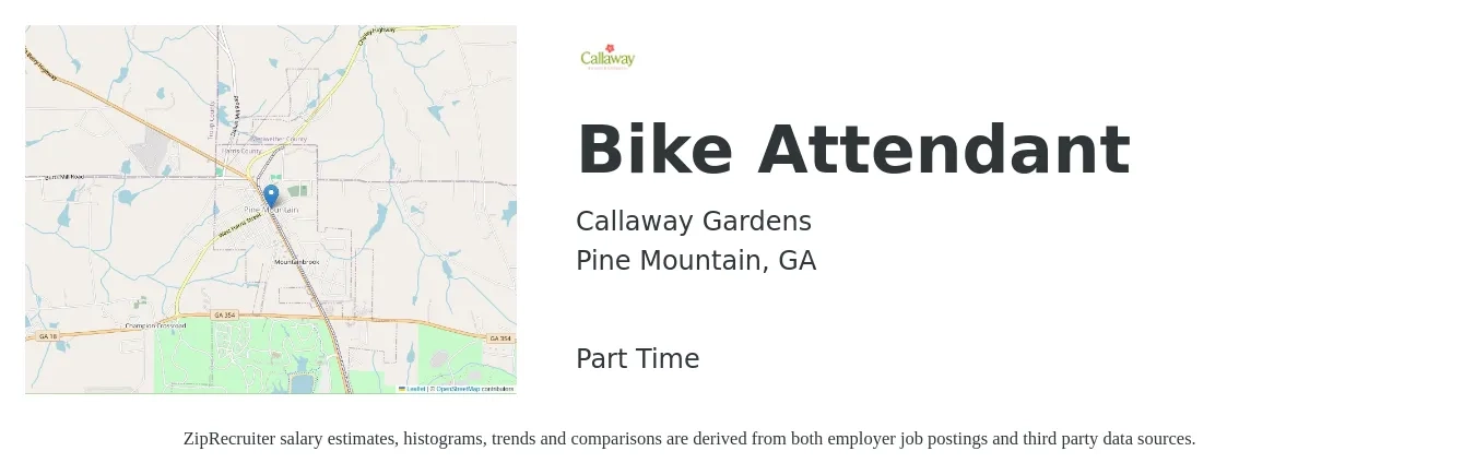 Bike Attendant Job in Pine Mountain, GA at Callaway Gardens