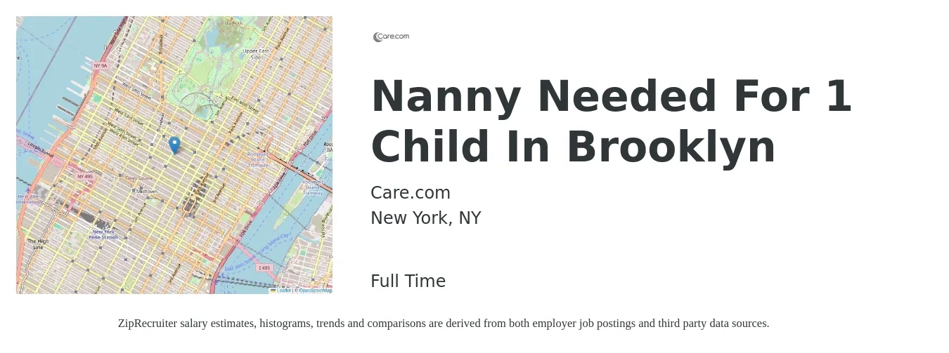 Nanny Job in New York, NY at Care.com (Hiring Now)