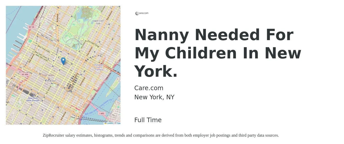 Nanny Job in New York, NY at Care.com (Hiring Now)