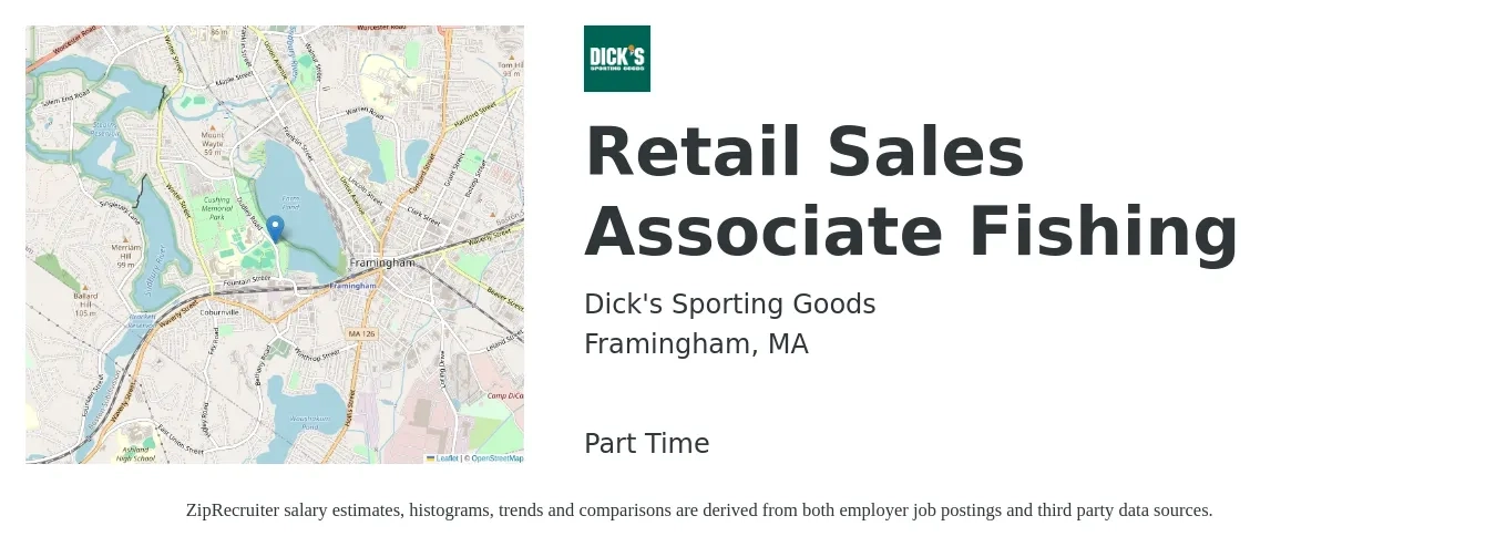 Dick's Sporting Goods Retail Sales Associate Fishing Job Framingham