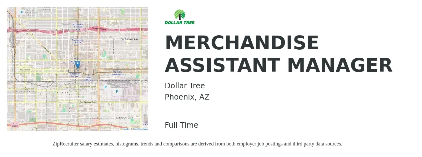 Dollar Tree Merchandise Assistant Manager Job in Phoenix, AZ
