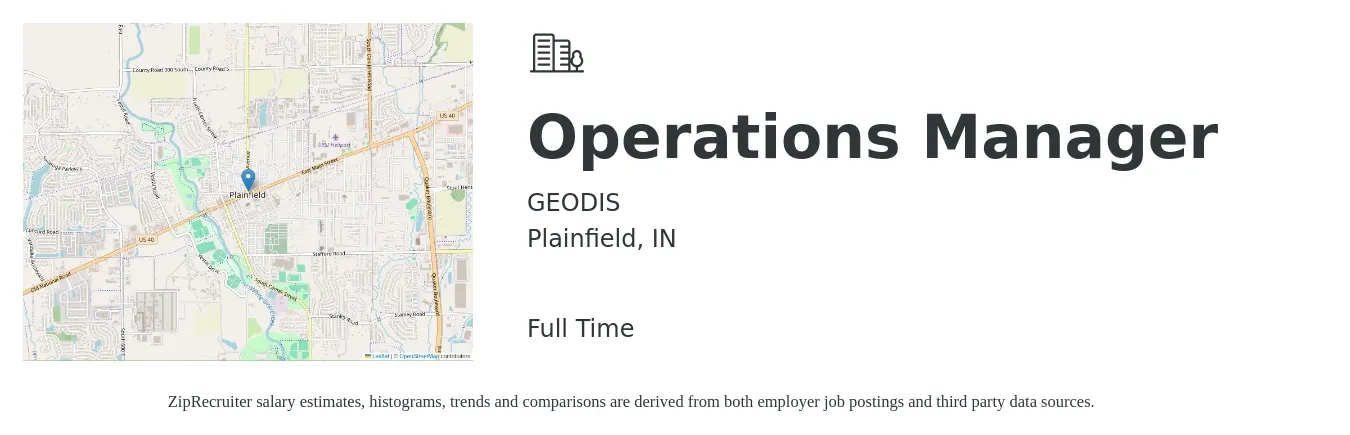 Operations Manager Job in Plainfield, IN at Geodis (Hiring)