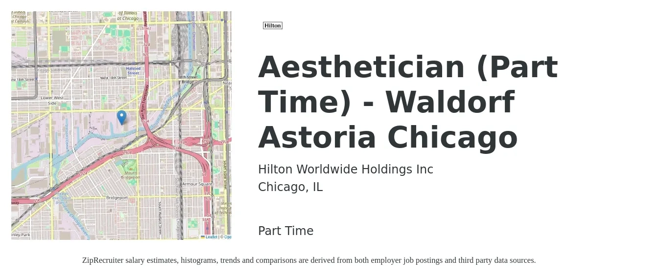 Hilton Worldwide Aesthetician Waldorf Astoria Chicago Job Chicago
