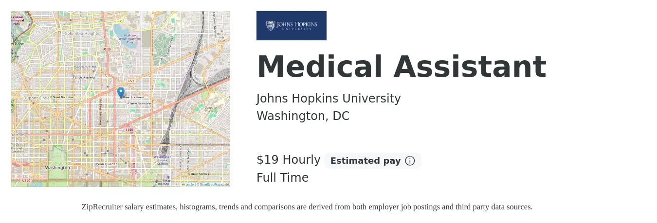 Johns Hopkins University Medical Assistant Job Washington
