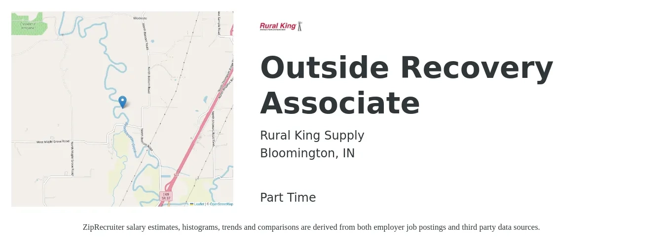Rural King Supply Outside Recovery Associate Job Bloomington