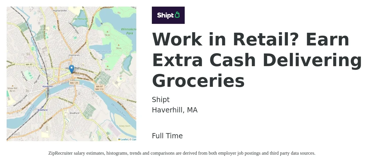 Work Job in Haverhill, MA at Shipt (Hiring Now)