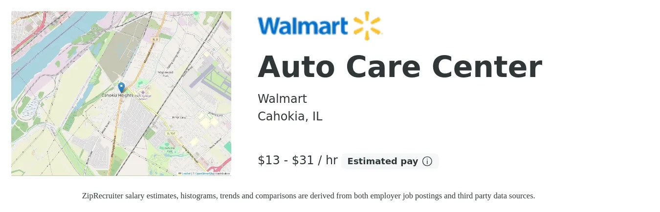 Auto Care Center Job in Cahokia, IL at Walmart (Hiring Now)