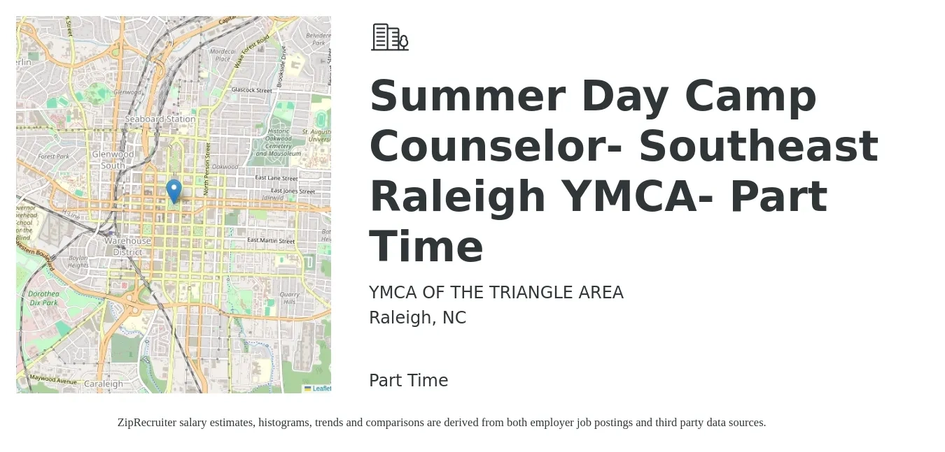 Ymca Of The Triangle Area Summer Day Camp Counselor Southeast Raleigh ...