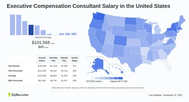 Executive Compensation Consultant Salary: Hourly Rate (USA)
