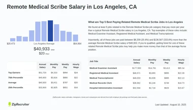 Remote Medical Scribe Salary in Los Angeles, CA (Hourly)